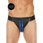 Plain Front With Zip Jockstrap – Blue – S/M — Photo 5