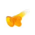 Kiotos Cox Colorful Dildo – 17.5 cm (7″) – Clear/Yellow — Photo 7