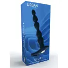 Elixer vibruojantis dvigubos penetracijos dildo su karoliukais – 18 cm (7″) – Mėlynas — Nuotrauka 3