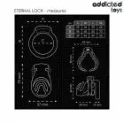 Addicted Toys Locked Secure System – 9 cm anatomiska šķīstības ierīce — Foto 5