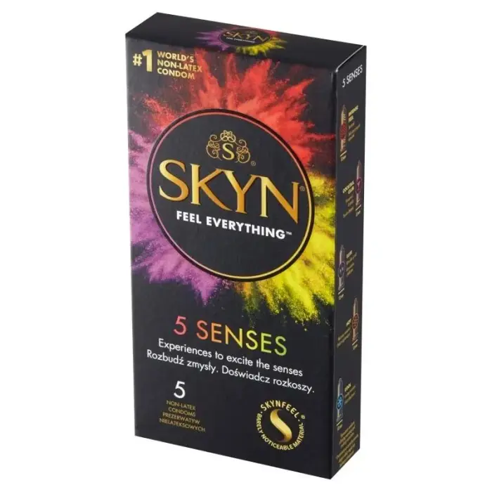 SKYN 5 Senses Assorted Condoms – 5 pcs