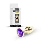 Plug-Jewellery Gold анальная пробка – 7 cm (2.8″) – Фиолетовая — Фото 11