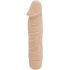 Klasikinis Slim vibruojantis dildo – 15 cm (6″) – kūno spalva — Nuotrauka 1