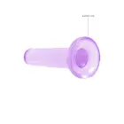 Nereālistisks dildo ar piesūcekni – 13.5 cm (5.3″) – Violets Foto 4