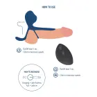 DualDrive Slimline – couples vibrating cock ring with perineum stimulator and remote — Photo 7