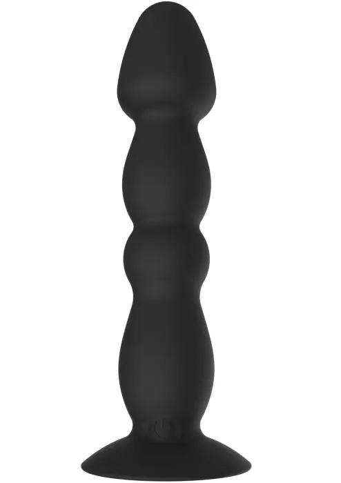 Vibrējošs anālais spraudnis – 17 cm (6.7″) – Melns