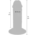 TOYJOY Get Real Deluxe Extra Thick Dildo – 13 cm (5.1″) – Skin — Photo 4