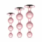 Rosy Gold Metal Plug Set 3 Sizes – Rose Gold — Photo 1