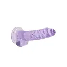 Realistic Dildo with Balls and Suction Cup – 18 cm (7″) – Purple — Photo 3