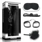 Deluxe Bondage Kit – cuffs, ball gag, feather tickler & blindfold — Photo 1