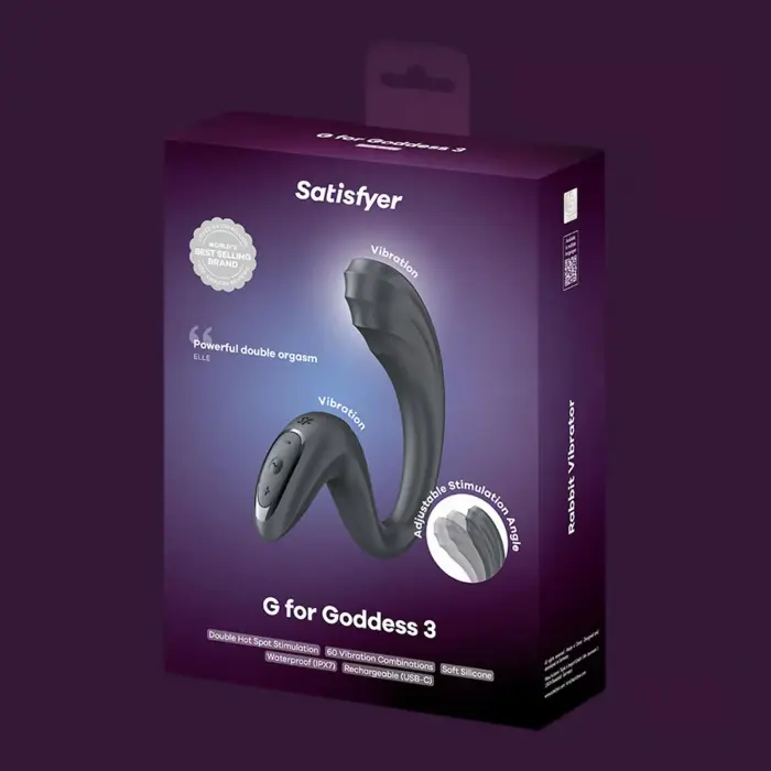 Вибратор для точки G Satisfyer G for Goddess 3 – серый