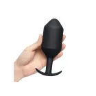 B-Vibe Snug Plug 7 – Reālistisks dildo – 20 cm (8″) – Melns Foto 5