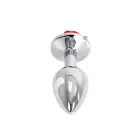 Aluminium Anal Plug Red Rose – 7 cm — Photo 4
