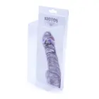 Caurspīdīgs rievots stikla dildo – 17 cm (6.7″) — Foto 6