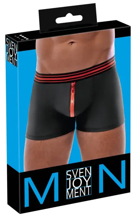 Svenjoyment Boxer Shorts – Black/Red – L