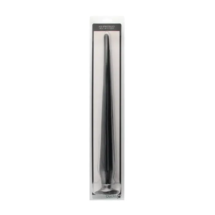 Anālais dildo ar smailēm – 50 cm (19.7″) – Melns