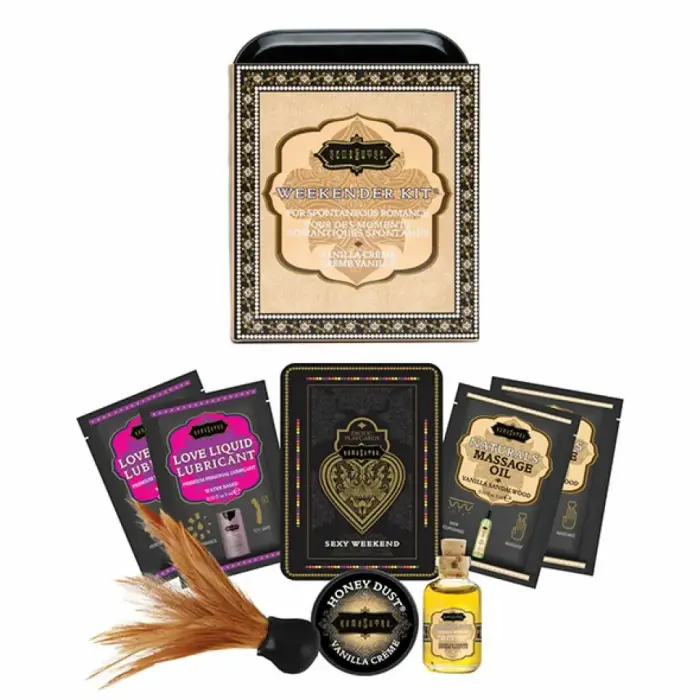Kama Sutra Weekender tin travel set – vanilla creme