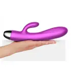 Violets truša pulsējošs vibrators ar sildīšanas funkciju — Foto 12