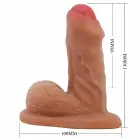 PRETTY LOVE Warnell elastīgs intīmais modelis – 9.5 cm (3.7″) – miesas krāsa — Foto 9