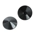 Metal Round Nipple Covers - Black — Photo 4