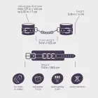 Bondage Love Faux Leather Handcuffs – Black — Photo 4