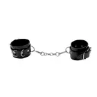 Ouch! Leather Wrist Cuffs – Black — Photo 9