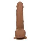 CalExotics Realistic Textured Dildo with Balls and Suction Cup – 15 cm (6″) – Brown — Photo 10