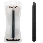 Вибратор Glossy Brilliant Slim – 16.5 см (6.5″) – черный — Фото 1