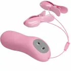 Baile Romantic Wave – adjustable vibrating nipple clamps with electro-stimulation – black — Photo 4