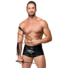 Bad Kitty Crop Set – handle + flogger, crop & cane – black — Photo 3