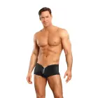 Bone Yard Zipper Boxer Shorts with Cock Ring – Black – L/XL — Photo 2