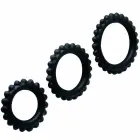 Baile Titan Set 3 Silicone Support Rings Black 28/24/19 mm — Photo 1