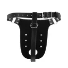 Ouch! Xtreme – PU leather chastity belt with straps – black — Photo 4