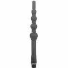 All Black Beaded Silicone Hygiene System – 27 cm – Black — Photo 1