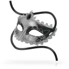 Ohmama – Veneetsia stiilis mask musta teemantreljeefiga – hall — Foto 2