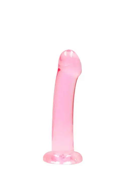 Netikras dildo su siurbtuku – 17 cm (6.7″) – Skaidrus Photo