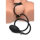 The Devil's Rattle Inflatable Anal Plug with Cock and Ball Ring – 15 cm — Photo 3