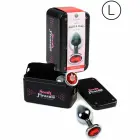 Secret Play металлическая анальная пробка L Red Diamond Base Aluminum – 9.5 cm – Красный — Фото 2