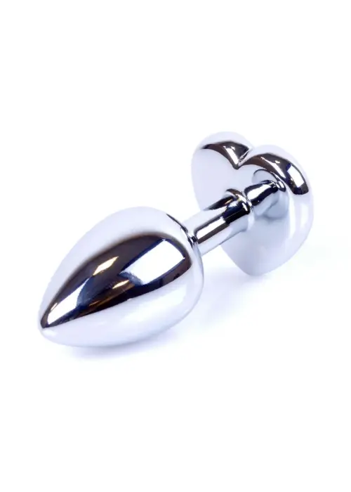 Jewellery Silver анальная пробка в форме сердца – 7 cm – Розовый