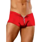 Male Power Shorts with Zipper – Red – L — Photo 4