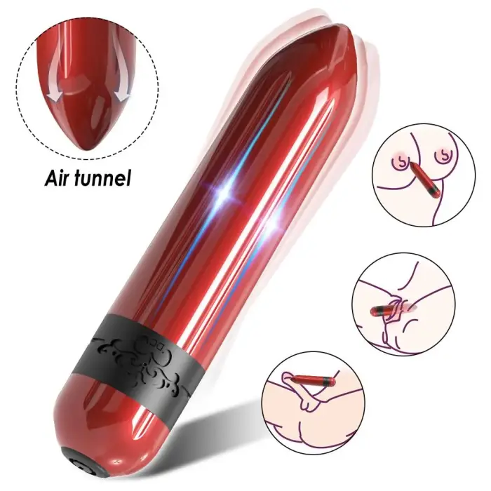 Rocket Vibrator – 7.3 cm (2.9″) – Red Photo