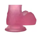LoveToy Jelly Studs Crystal Dildo – pink – small – suction cup – 6" / 15.2 cm — Photo 8