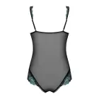 Amanta Open Bodysuit – Turquoise – S/M — Photo 6