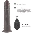 Divslāņu platīna silikona rotējošs dildo – 23 cm (9″) – Rozā — Foto 4