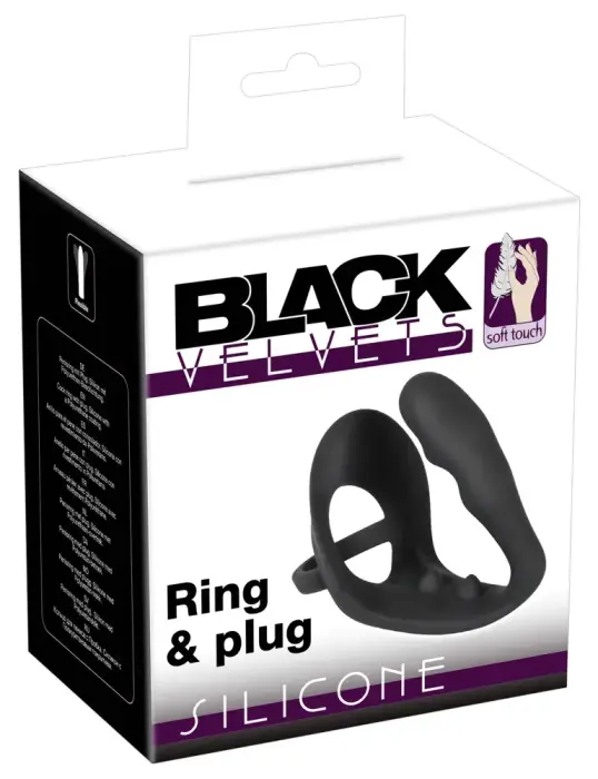 Black Velvets peenis võru ja anaaltapiga – must