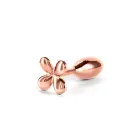 Rear Assets dobilų formos analinis kištukas – Rose Gold — Nuotrauka 3