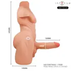 INTENSE Deep Touch Marty Torso – thrusting & vibrating anatomical model with remote – 6.2 kg — Photo 6
