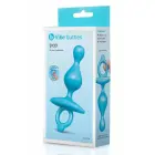 b-Vibe POP Silicone Flexible Beads – anālie perļi – silikons – melns – 12,7 cm — Foto 1