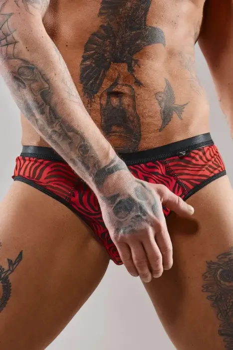 Brazilian Panties with Open Crotch – M