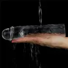Flawless Clear Penis Sleeve Add 2" – transparent TPR penis extender sleeve — Photo 6